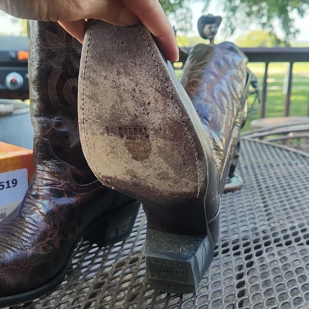 Corral Boots Brown-Black Vegas Marble - Picture 4 of 4